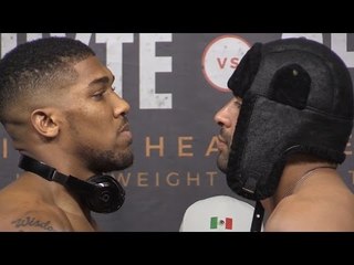 Anthony Joshua & Eric Molina Weigh-In