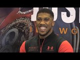 Anthony Joshua v Eric Molina Full Post Fight Press Conference - Announces 2017 Klitschko Title Fight