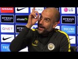 Pep Guardiola Pre-Match Press Conference - Hull v Manchester City - Embargo Extras