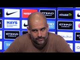 Pep Guardiola Pre-Match Press Conference - Manchester City v Arsenal - Embargo Extras