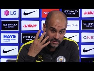 Pep Guardiola Pre-Match Press Conference - Burnley v Manchester City - Embargo Extras