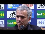 West Brom 0-2 Manchester United - Jose Mourinho Full Post Match Press Conference