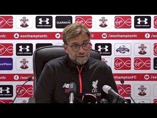 Southampton 0-0 Liverpool - Jurgen Klopp Full Post Match Press Conference