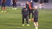 Manchester City Players Train Ahead Of Champions League Match Against Monaco