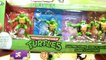 Teenage Mutant Ninja Turtles Figures Opening & Fight While BatMan Watches Toy Video for Children