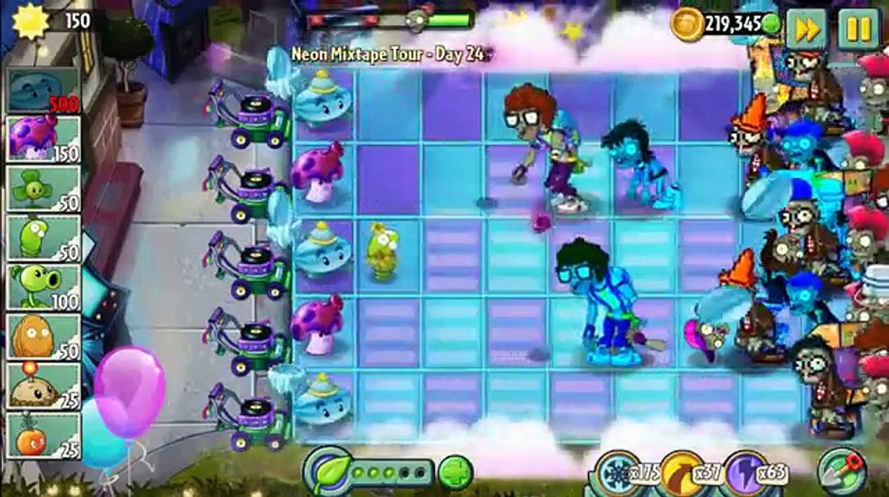 Plants vs Zombies 2 - Neon Mixtape Tour Day 24