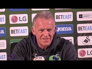 Alan Curtis (Swansea First Team Coach) Pre-Match Press Conference - Swansea v Bournemouth