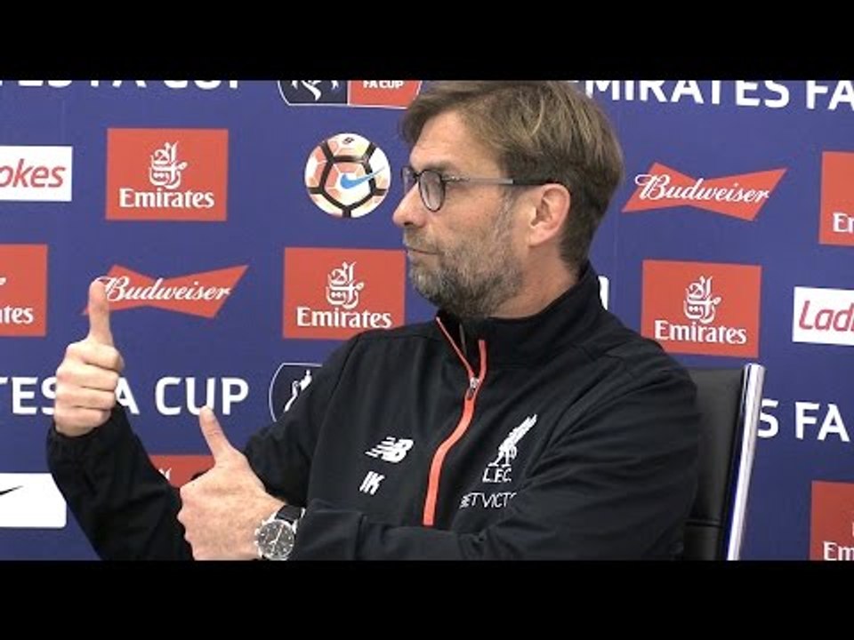 Jurgen Klopp Pre-Match Press Conference - Plymouth v Liverpool - FA Cup Replay - Embargo Extras