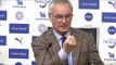 Claudio Ranieri Pre-Match Press Conference - Leicester v Manchester United - Embargo Extras