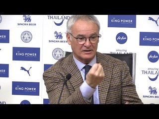 Claudio Ranieri Pre-Match Press Conference - Leicester v Manchester United - Embargo Extras