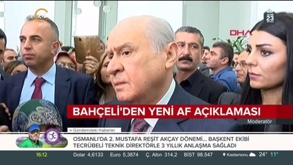Bahçeli'den yeni af açıklaması