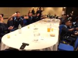 Wycombe Players Celebrate FA Cup Draw Against Spurs