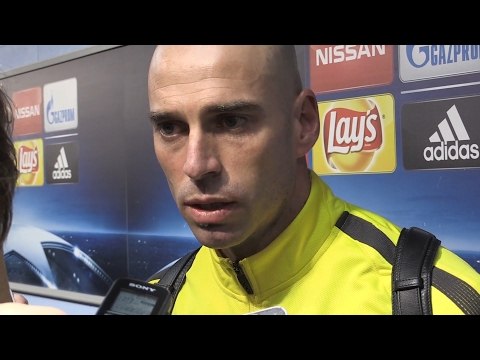 Manchester City 5-3 Monaco - Willy Caballero Post Match Interview & Footage From The Mixed Zone
