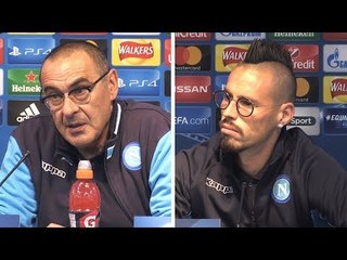 Maurizio Sarri & Marek Hamsik Full Pre-Match Press Conference - Manchester City v Napoli