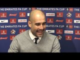 Huddersfield Town 0-0 Manchester City - Pep Guardiola Post Match Press Conference - Embargo Extras