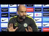 Pep Guardiola Pre-Match Press Conference - Manchester City v Stoke - Embargo Extras