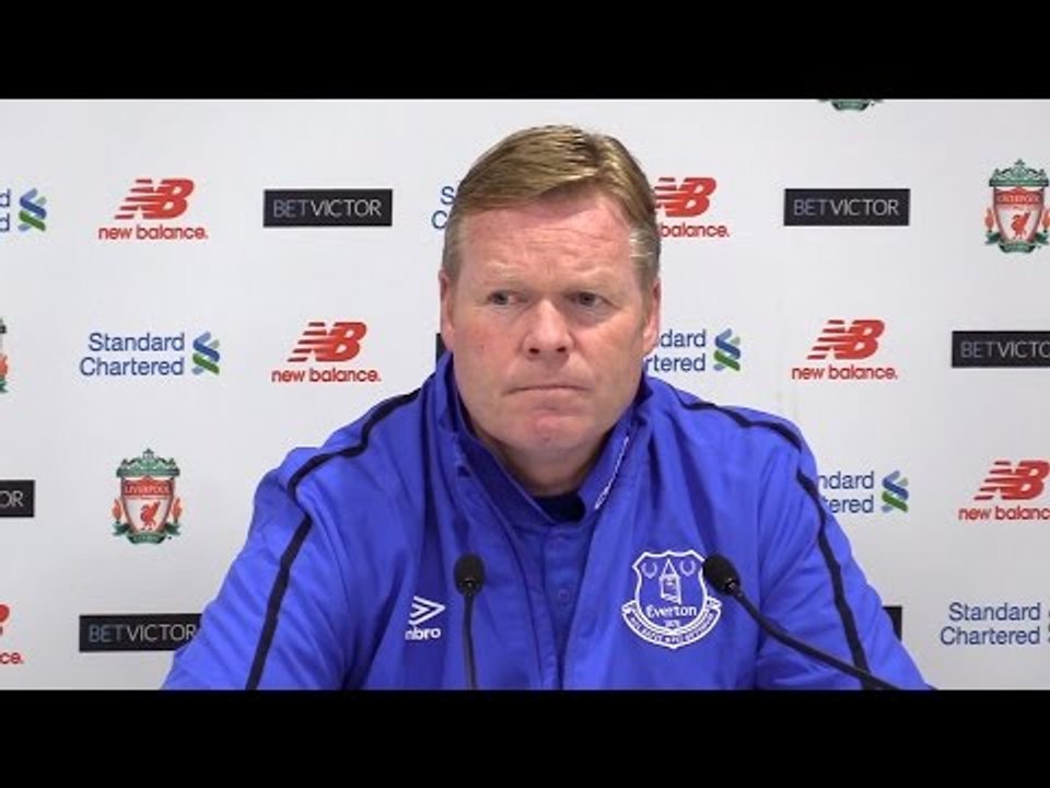 Liverpool 3-1 Everton - Ronald Koeman Post Match Press Conference - Embargo Extras