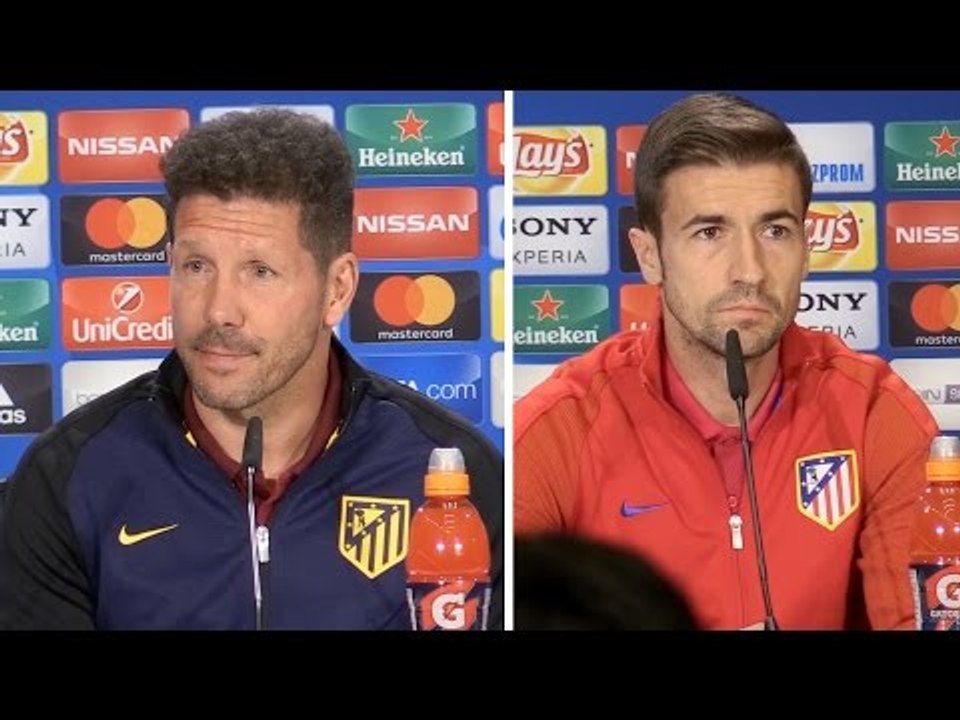 Diego Simeone & Gabi Full Pre-Match Press Conference - Atletico Madrid v Leicester City