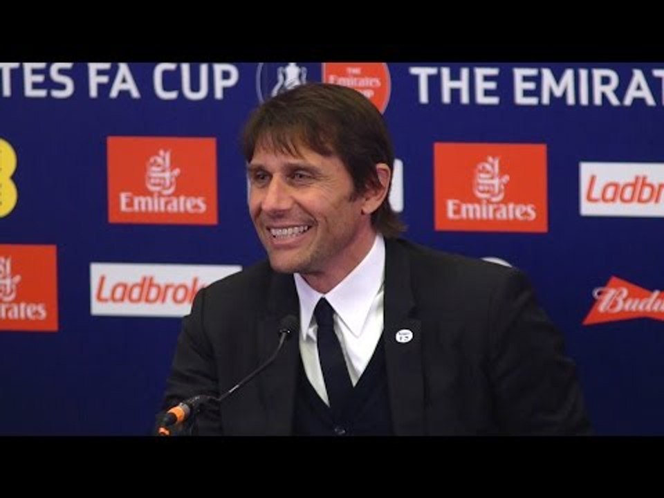 Chelsea 4-2 Tottenham - Antonio Conte Full Post Match Press Conference - FA Cup Semi-Final