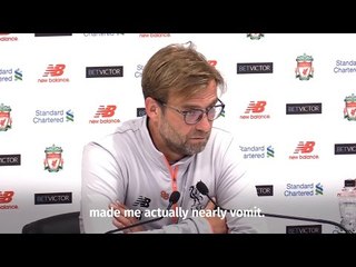 Jurgen Klopp - 'I Felt Sick After Bournemouth Equaliser'