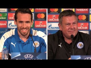 Craig Shakespeare & Christian Fuchs Full Pre-Match Press Conference - Leicester v Atletico Madrid