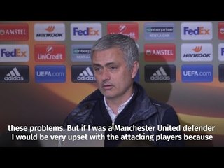 Jose Mourinho Criticises Manchester United Forwards For Not Killing Off Anderlecht