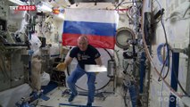 Rus kozmonottan uzayda futbol şovu