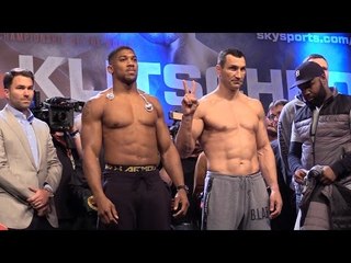 Anthony Joshua & Wladimir Klitschko Weigh In
