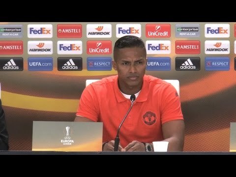 Antonio Valencia Full Pre-Match Press Conference - Celta Vigo v Manchester United - Europa League