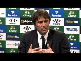 Everton 0-3 Chelsea - Antonio Conte Full Post Match Press Conference