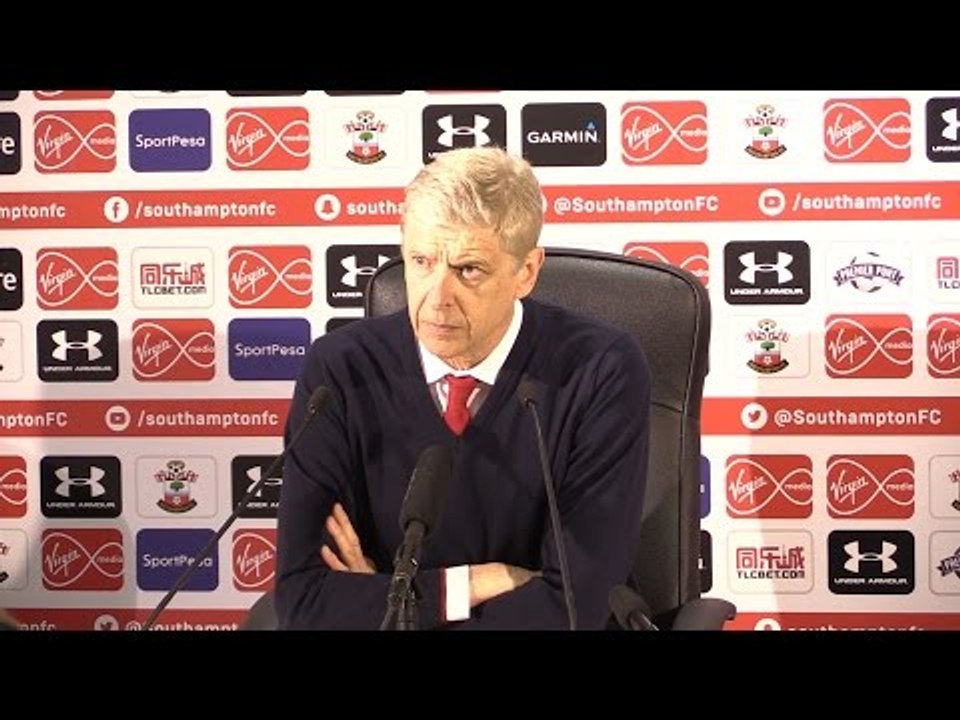 Southampton 0-2 Arsenal - Arsene Wenger Full Post Match Press Conference