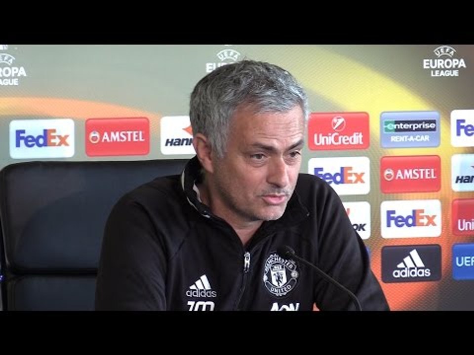 Jose Mourinho Full Pre-Match Press Conference - Ajax v Manchester United - Europa League Final