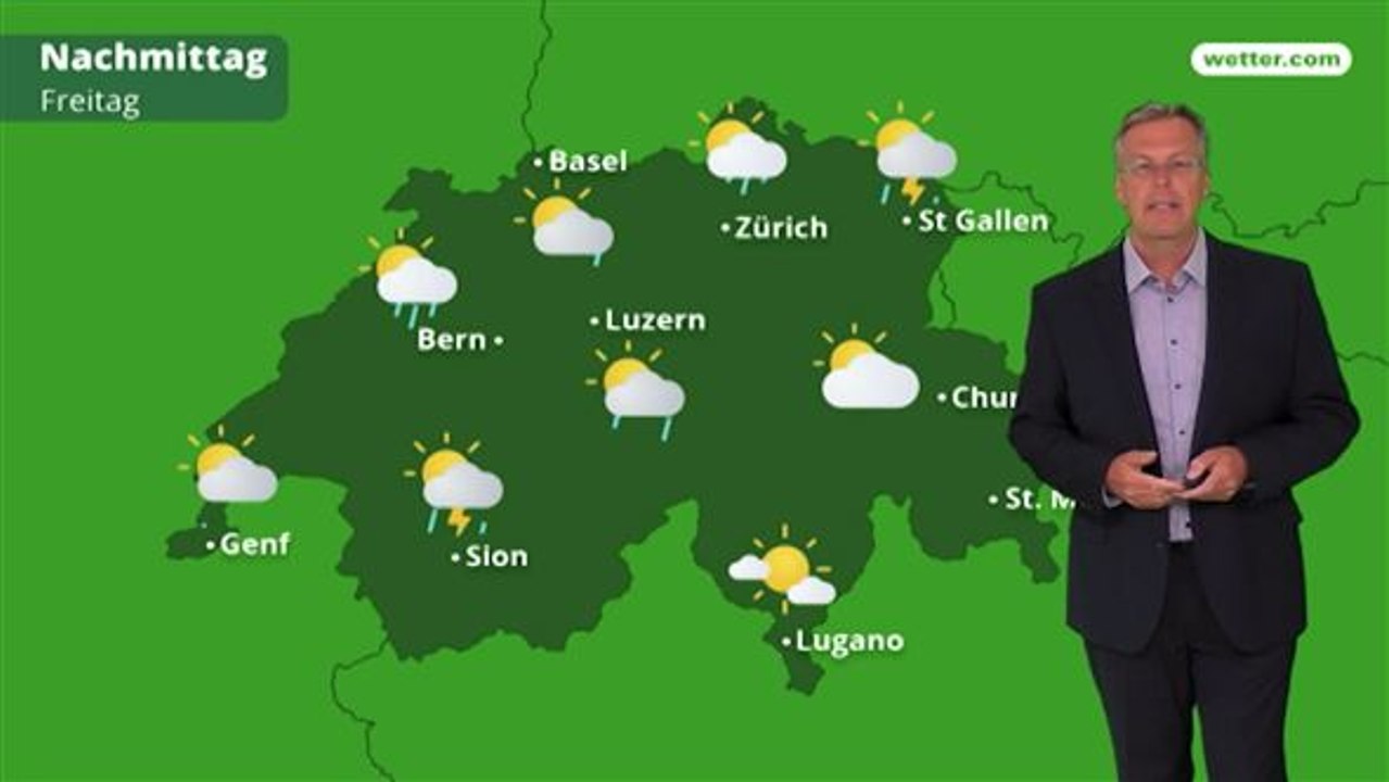 Das Wetter in der Schweiz am 1. Juni 2018