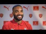 Alexandre Lacazette - Arsenal Striker's First Interview At The Gunners