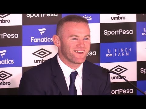 Wayne Rooney's First FULL Press Conference After Re-Signing For Everton