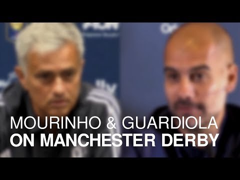 Jose Mourinho & Pep Guardiola Preview Manchester Derby