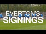 Everton's New Signings Put Through Their Paces