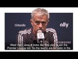 Jose Mourinho On Premier League Transfers - 'West Ham Aiming For The Title'