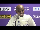 Mo Farah Press Conference After Winning World Championships 10,000m Gold