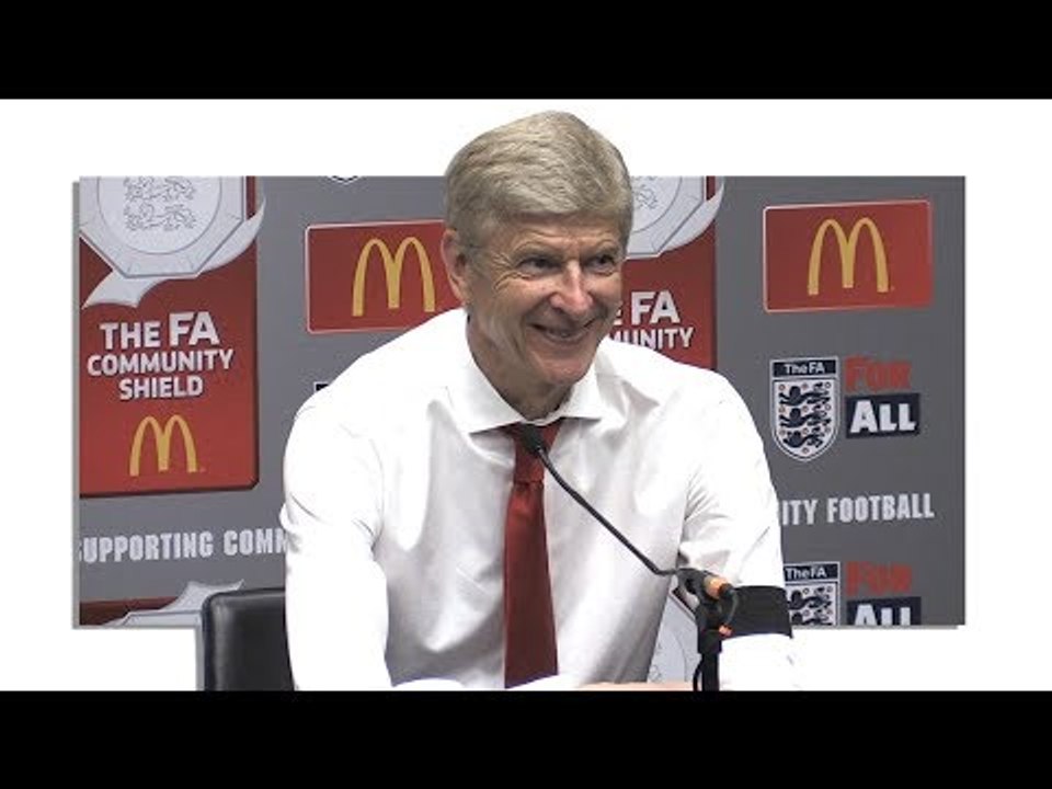 Arsenal 1-1 Chelsea (AFC Win On Pens) - Arsene Wenger Post Match Press Conference - Community Shield