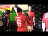 Manchester United Players Spray Paint Their Club Shirts At TAG Heuer Event