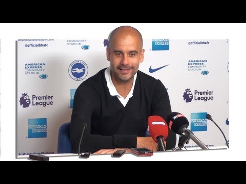 Brighton 0-2 Manchester City - Pep Guardiola Fu...