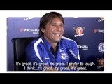 Antonio Conte Bursts Out Laughing Over Diego Costa Comments