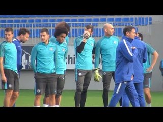 Chelsea Train Ahead Of Champions League Clash With Qarabag