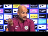Pep Guardiola Pre-Match Press Conference - Leicester v Manchester City - Embargo Extras