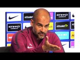 Pep Guardiola Pre-Match Press Conference - Manchester City v Everton - Embargo Extras