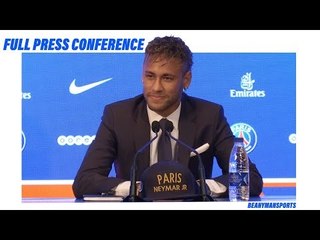 Paris St-Germain Unveil £200m World Record Signing Neymar - FULL Press Conference