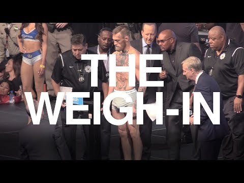Floyd Mayweather v Conor McGregor Weigh-In #FloydMayweather #ConorMcGregor