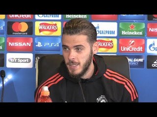 David de Gea Full Pre-Match Press Conference - Manchester United v Basel - Champions League