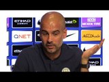 Pep Guardiola Pre-Match Press Conference - Brighton v Manchester City - Embargo Extras